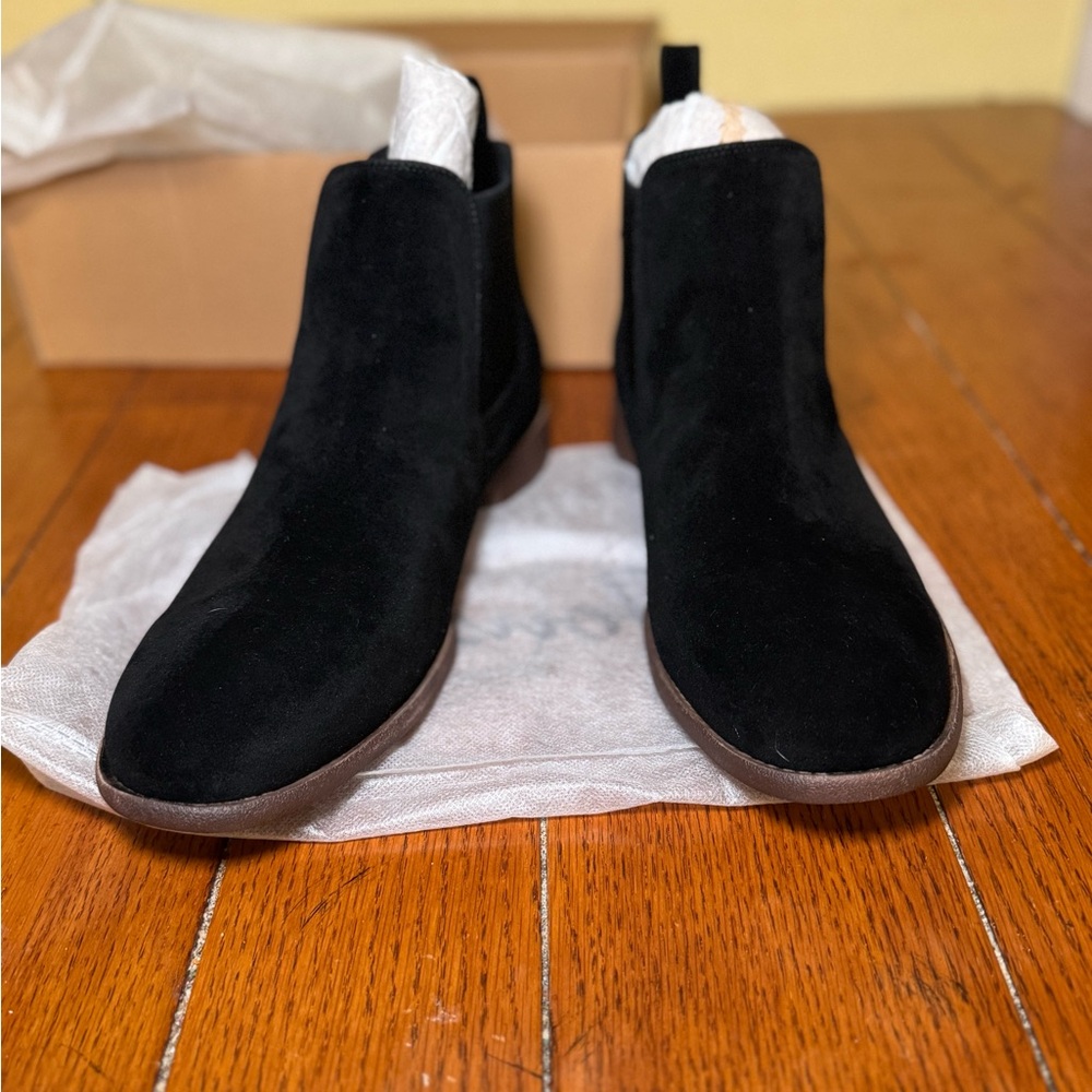 Black Suede Ankle Boots